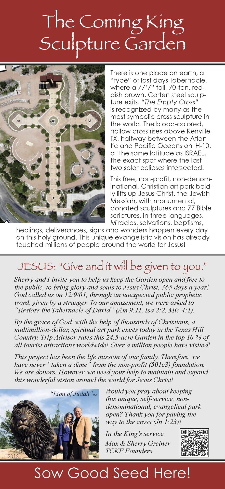 Giving Rack Card Front