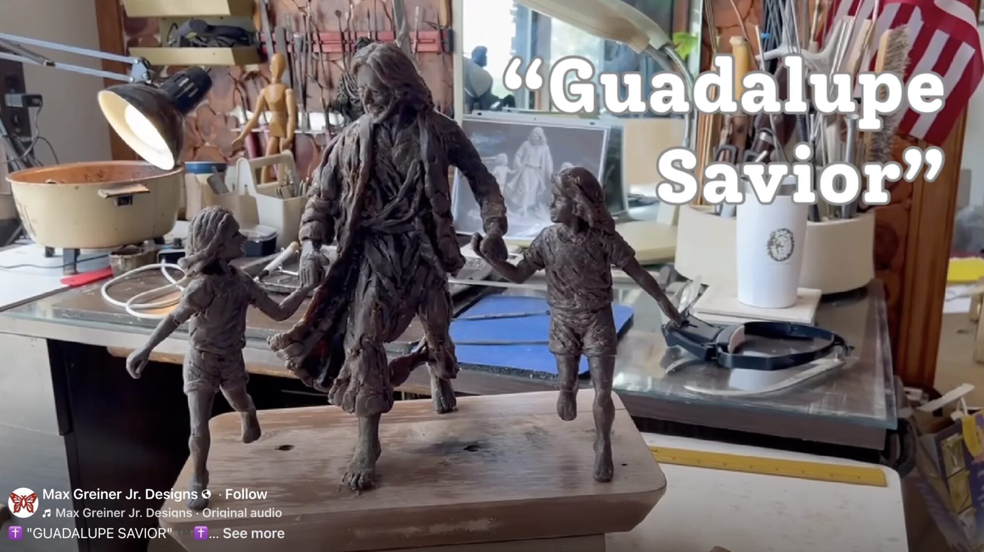 Sculpture "Guadalupe Savior" by Max Greiner, Jr.